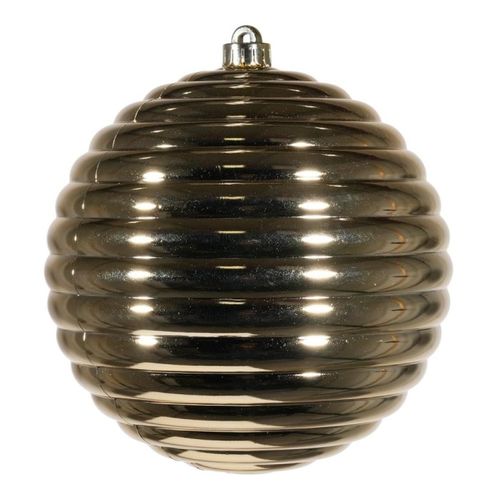 SFERA RIGATA PLASTICA CM.200 ORO